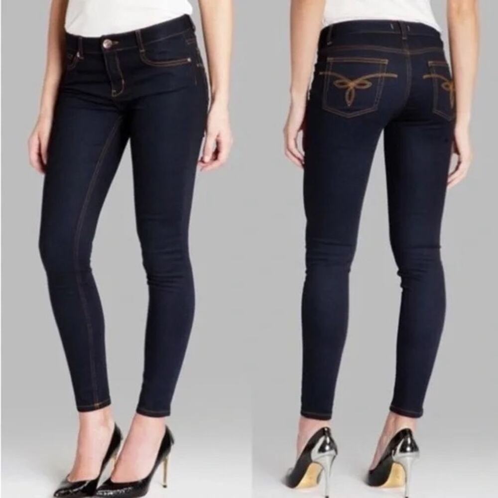 Ted Baker Dark Blue Straight Leg Jeans